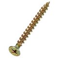 Totalturf 40886 No. 6 x 1.25 in. Gold Multi-Use Screw; Pack - 100 TO564536